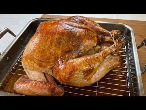 Herb‑Butter Injected Roast Turkey - Delicious American main course with medium difficulty. Perfect recipe converted from YouTube video to PDF format.