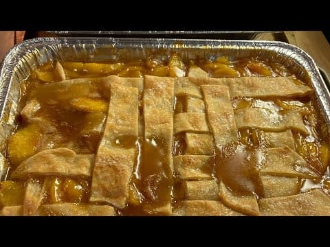 Old School Peach Cobbler