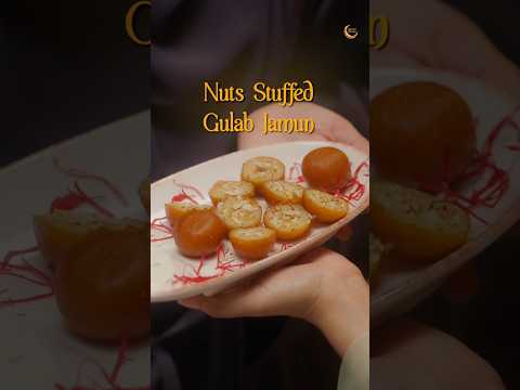 Nut Stuffed Gulab Jamun Recipe 🍮