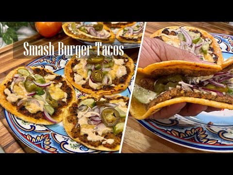Viral Smash Burger Tacos