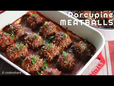 SAVING Money Never Tasted So Good: Easy Budget Porcupine Meatballs