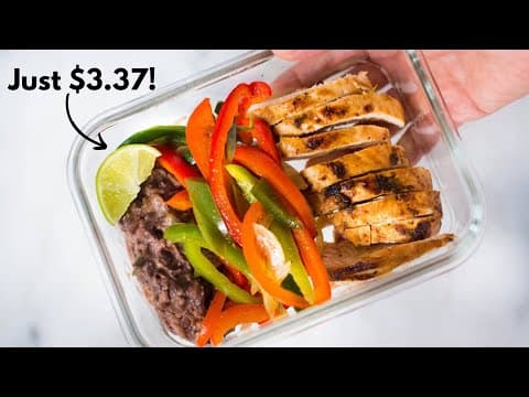 Chicken Fajita Meal Prep