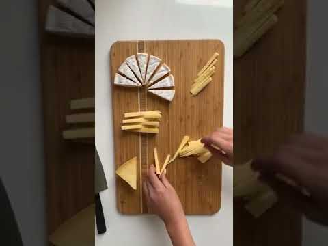 Cheese cutting guide from @thatcheeseplate.