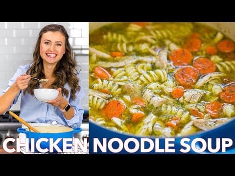 How To Make Easy Chicken Noodle Soup Recipe - Natasha's Kitchen
