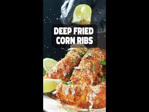The Easy Deep Fried Crispy Breaded Corn Ribs!
