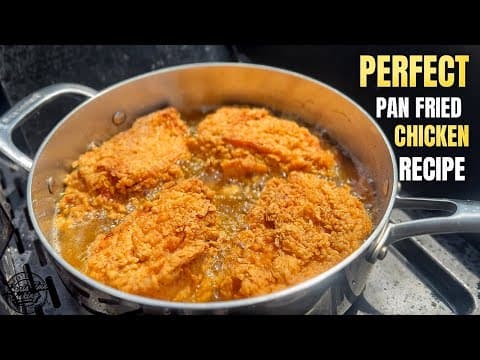 HOW TO MAKE THE PERFECT FRIED CHICKEN IN A PAN WITH LESS OIL