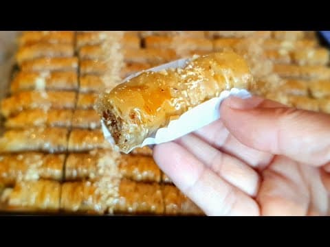 Bâclavas roulés aux amandes