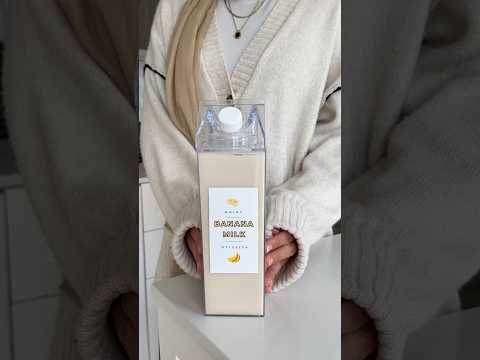 banana flavored milk is so good in coffee 🥛🍌☕️