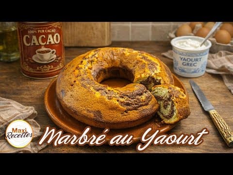 Gâteau Marbré au Yaourt Grec Recette Facile et Rapide