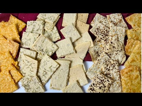 The EASIEST Sourdough Discard Crackers You'll Ever Make