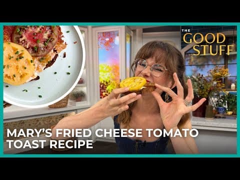 Mary's Quick and Easy Fried Cheese Tomato Toast Recipe