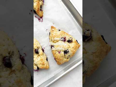 Lemon Blueberry Scones 🍋🫐