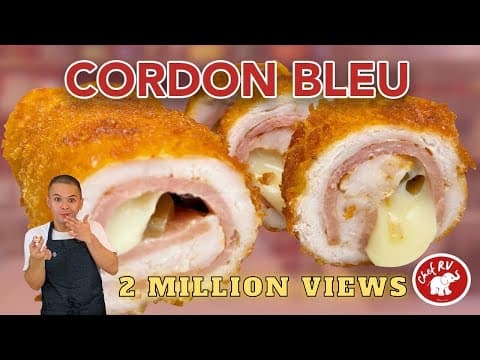 Chicken Cordon Bleu - Delicious Swiss main course with medium difficulty. Perfect recipe converted from YouTube video to PDF format.