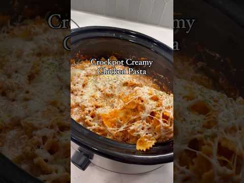 Crockpot Creamy Chicken Pasta Recipe