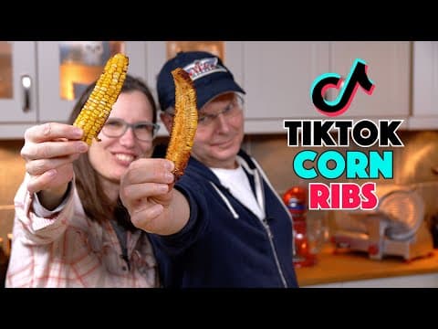 We Made TikTok Corn Ribs Recipe And It Was Crazy! Glen And Friends Cooking - TikTok Recipes