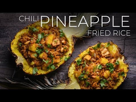 Super Delicious Pineapple Fried Rice Recipe to make ON REPEAT!