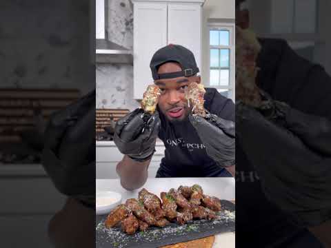 Garlic Parmesan Chicken Wings Recipe - American recipe that serves 4 people. A medium difficulty cooking recipe converted from YouTube video with complete ingredients and step-by-step instructions.