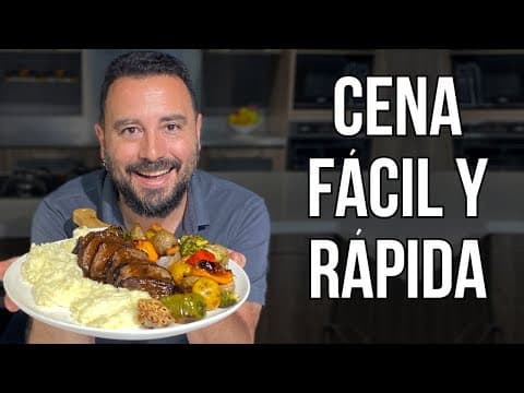 Carne Asada al Horno con Vegetales, Puré Cremoso y Salsa Gravy