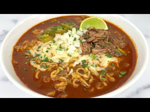HOW TO MAKE BIRRIA RAMEN!