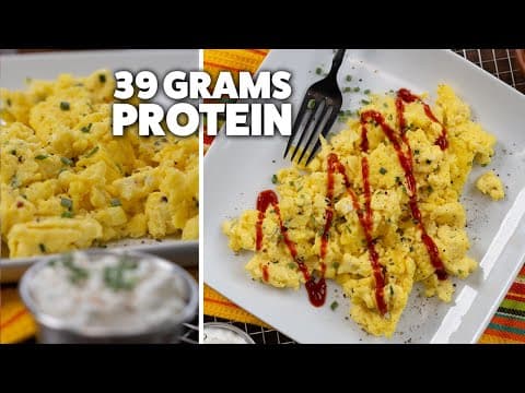 Healthy Scrambled Eggs with Cottage Cheese