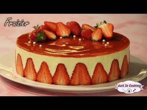 Fraisier with Diplomat Cream