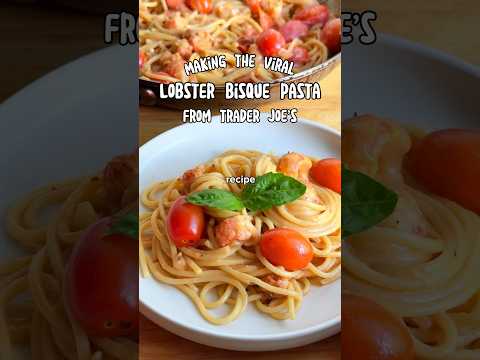 Making the Viral Lobster Bisque Pasta from Trader Joe’s 🦞