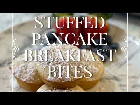 Stuffed Pancake Breakfast Bites