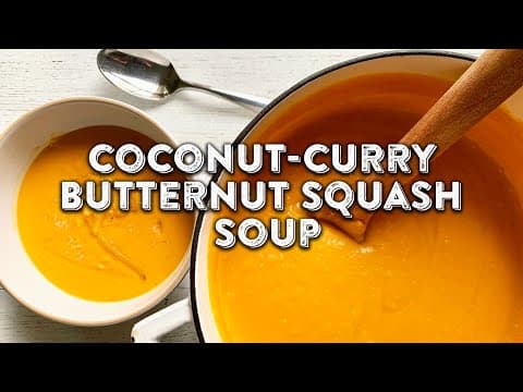 Coconut Curry Butternut Squash Soup
