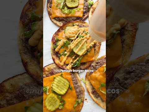 Viral Smash Burger Tacos With Secret Sauce 🍔🌮