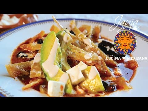 Sopa de Tortilla (Traditional Mexican Tortilla Soup)