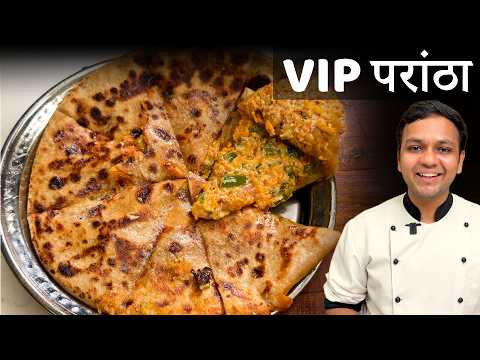 VIP चीज़ परांठा रेसिपी - corn cheese paratha mumbai cafe style - cookingshooking recipe