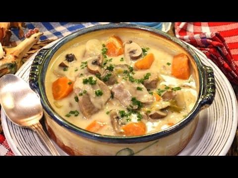 MA BLANQUETTE DE VEAU à l'ancienne façon Grand Mère Mitraille, savoureuse ! sur Gourmandises TV