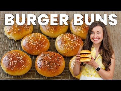 Elevate Your Burger Game with Homemade Hamburger Buns!