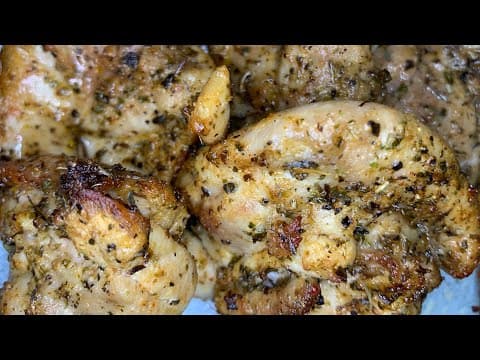 Garlic Herb Baked Chicken— Air Fryer recipe