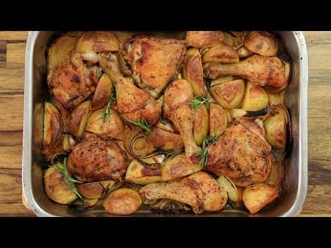 One Pan Roasted Chicken and Potatoes Recipe