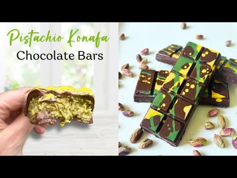 VIRAL Dubai Pistachio Konafa Chocolate Bar Recipe