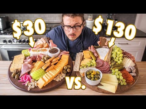 $30 Charcuterie Board vs $130 Charcuterie Board