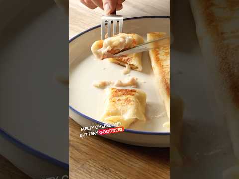 Savoury Crepes with ham & cheese