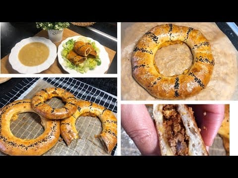 Homemade stuffed breads - Delicious Maghreb main course with medium difficulty. Perfect recipe converted from YouTube video to PDF format.