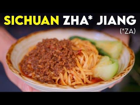 Sichuan Meat Sauce Noodles (杂酱面)