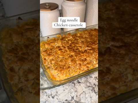 How to make eggbnoodle chicken casserole