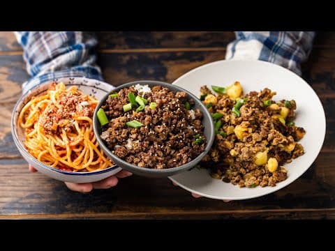 Three 15-Minute Ground Beef Recipes To Change Your Weeknights Forever