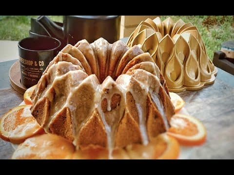 Airy Orange Cake - Delicious French dessert with easy difficulty. Perfect recipe converted from YouTube video to PDF format.
