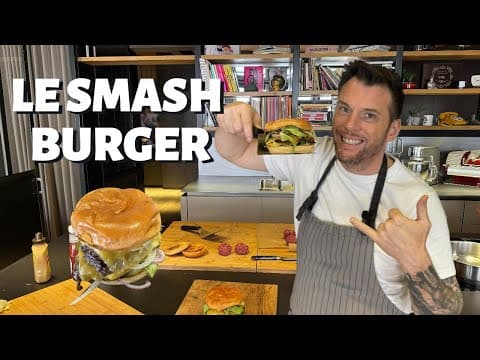 Smash Burger with Potato Brioche Bun - Delicious American main course with medium difficulty. Perfect recipe converted from YouTube video to PDF format.
