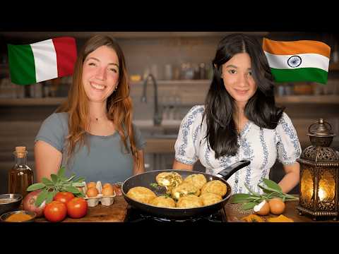 Italian Girl Learns Authentic Indian Cooking
