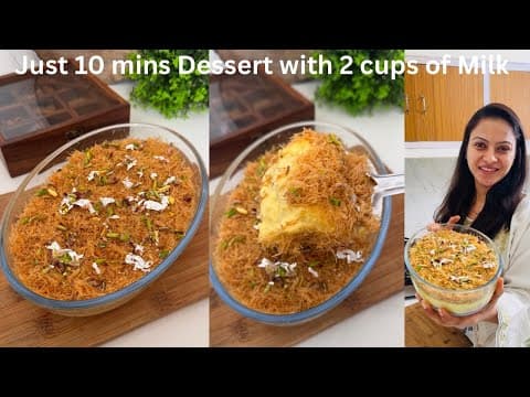 No Bake Kunafa Dessert in Indian Style