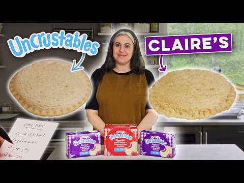 Homemade Uncrustable Peanut Butter & Jelly Sandwiches - Delicious American snack with medium difficulty. Perfect recipe converted from YouTube video to PDF format.
