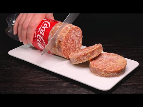 Cola‑Glazed Beef Burger