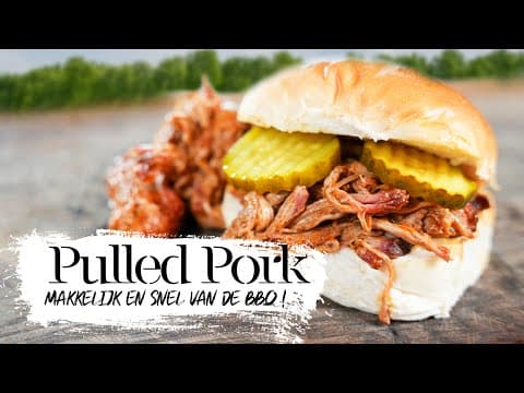 Pulled Pork van Varkensnek – Kolenboertje BBQ - Delicious American main course with medium difficulty. Perfect recipe converted from YouTube video to PDF format.