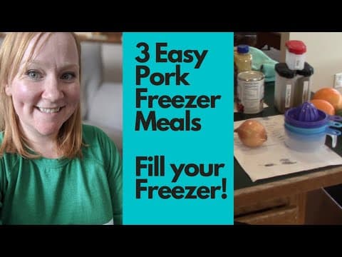 Freezer Meal Prep